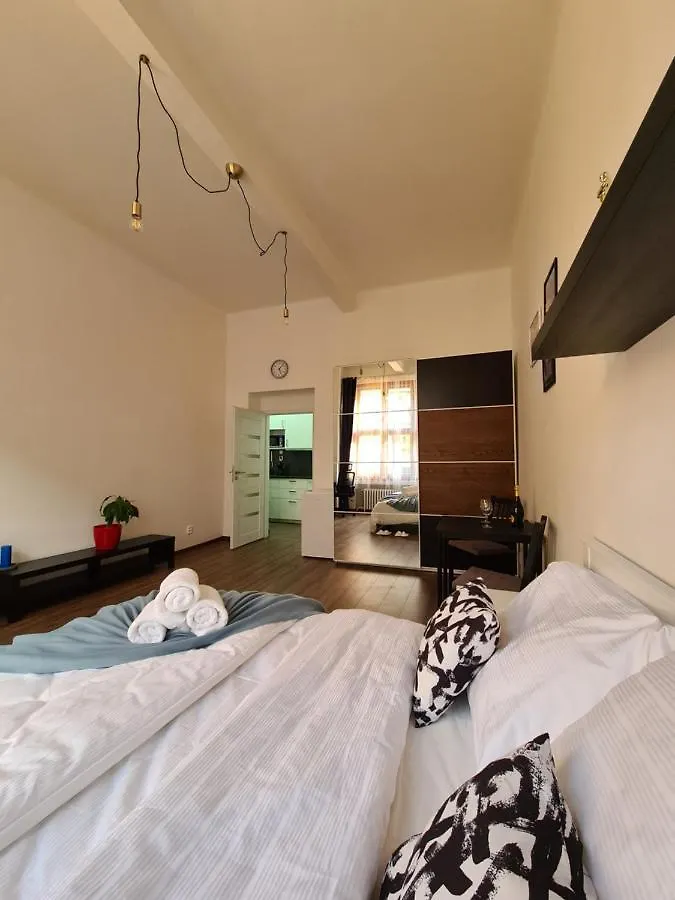 Světlý prostorný byt v Karlíně Apartamento Praga
